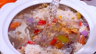 #Bubur Telinga Perak Kacang Jujube Hari ini pasti akan mempermainkan istri sekali, tapi hasilnya tet