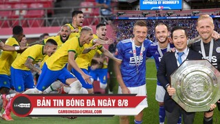 Bản tin Bóng Đá ngày 8/8 | U23 Brazil bảo vệ thành công tấm HCV; Leicester giành siêu cúp Anh