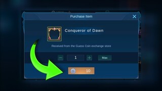HOW TO GET CONQUEROR OF DAWN AVATAR BORDER FOR ONLY 10 GUESS COINS! [BUG?]