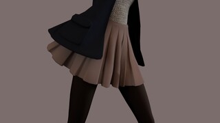 Super cute Winter skirt Backless sweater