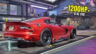 Need for Speed Heat Gameplay - 1200HP+ SRT VIPER GTS Customization | Max Build 400+