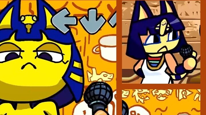 Friday Night Rap: Super cute Egyptian cat, VS Meowy Ankha!