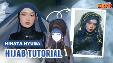 【 Hijab Cosplay 】 Tutorial Hijab  Cosplay「Hinata Hyuga - Naruto The Last 」 ©sunshymoon