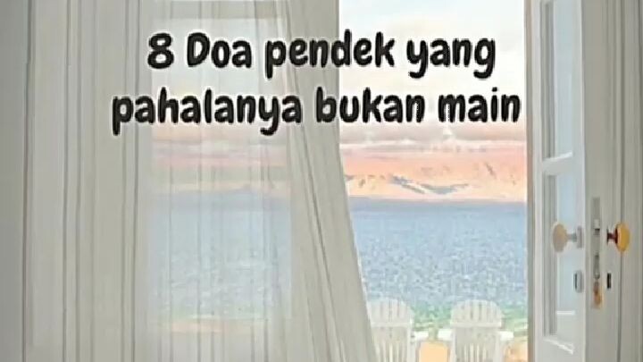 8 doa yang gak main main pahala nya