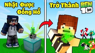 bqThanh Nhặt Được Đồng Hồ OMNITRIX Rồi Trở Thành BEN 10 Trong Minecraft