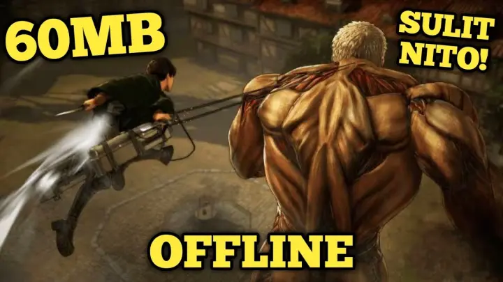 60MB | Download Attack on Titan Offline Game on Android Latest Android Version
