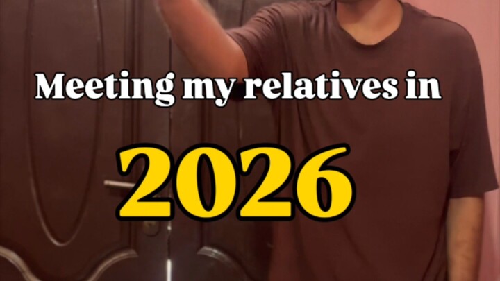 Main ni janta ksi relatives ko😂