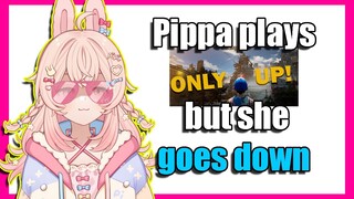 Pippa plays only up but she goes down