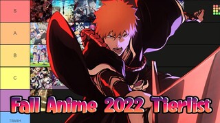 Ranking EVERY Anime for the 2022 Fall Anime Season