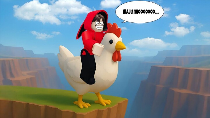 Yuta Naik Ayam Mio Buat Naik Keatas Bukit  ROBLOX