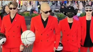 Hari kedua setelah tim basket f3 diperbaiki! Tarian grup dimulai dengan sejuta suka! Telur rebus bot