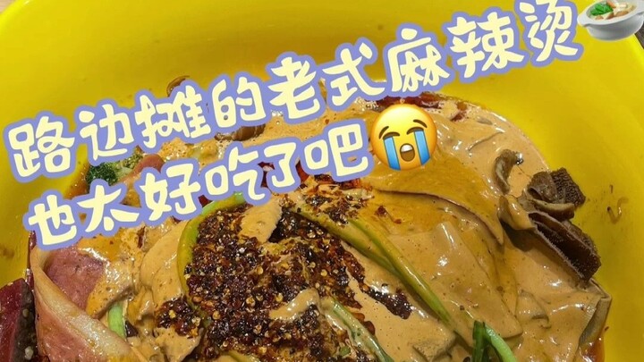 Mala tang di warung pinggir jalan ternyata enak banget ya? Rencana dietku kembali gagal, hiks hiks h