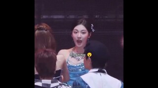 Aespa in front of boy group 🤣 #aespa #treasure #thefactmusicawards #karina