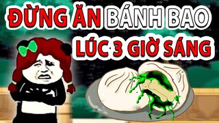 Gấu Hài Hước : ĐỪNG BAO GIỜ ĂN BÁNH BAO LÚC 3 GIỜ SÁNG | Phim Ngắn Gấu Hài Hước Kinh Dị