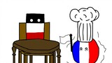 [Polandball] Khi Pháp mời Đức đi ăn tối