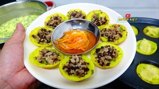 Cách pha bột Bánh Khọt đơn giản ngoài Giòn trong Mềm thơm ngon