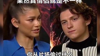 Holland and Zendaya's public love affair is sweet from the screen to outside the screen. It turns ou