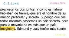 C. S. Lewis - Crónicas de Narnia 3/8