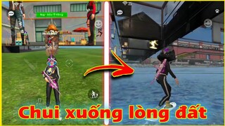 Free Fire Cách chui xuống lòng đất đảo huấn luyện ob31 | Góc lag leo rank troll địch cười mệt
