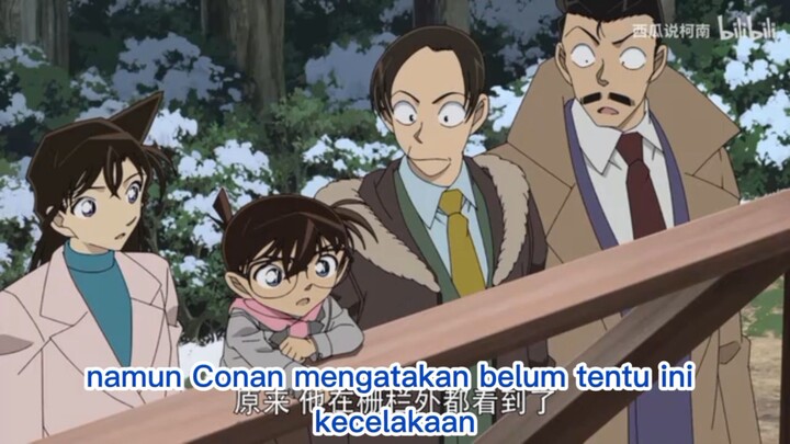 [Detektif Conan] Seorang pria yang sedang berlibur tewas tertimpa cerobong asap