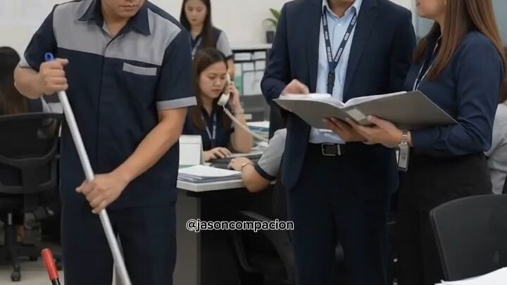 Escene 7: Ang Lihim na Pagbisita sa Maynila(Isang nagpanggap bilang Isang ordinaryo janitor)#AITools