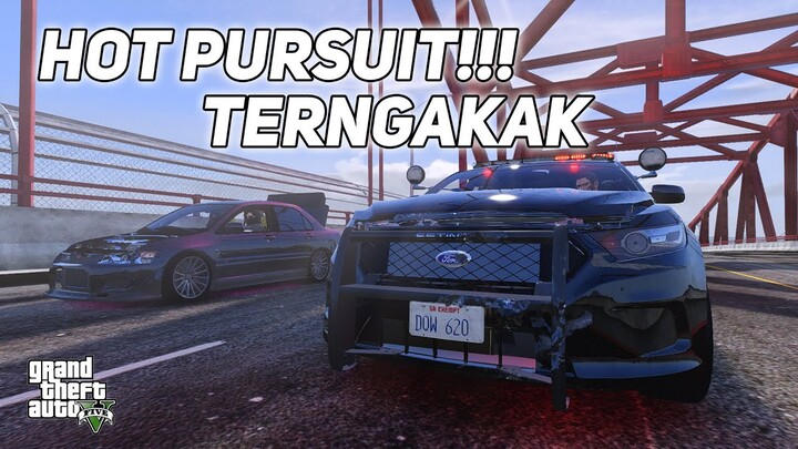 HOT PURSUIT TERNGAKAK!!! PENJAHATNYA JATOH DISURUH NAEK LAGI WKWK #HOPEFULLY #ROLEPLAY
