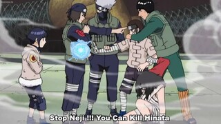 Neji Hilang Kendali Saat Melawan Hinata