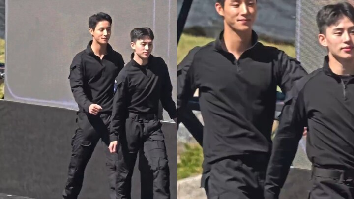 So handsome, both cute and funny.
