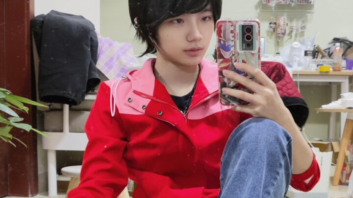 Armor Hero Xingtian-Li Haotian cosplay costume test