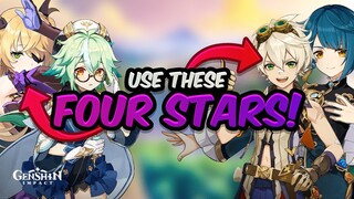 BEST 4-STAR CHARACTERS YOU SHOULD BE USING! - Full Guide |  Genshin Impact