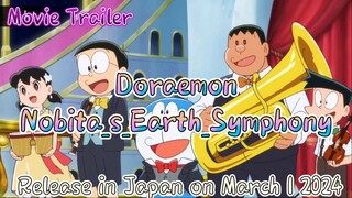 Doraemon_the_Movie__Nobita_s_Earth_Symphony_-_TrailerThe_movie_releases in_Japan_on_March 1 2024