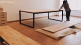 155 cm girl, handmade super large workbench