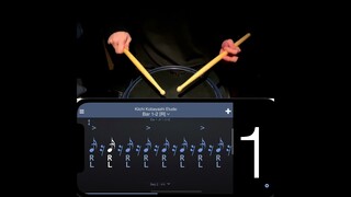 Kiichi Kobayashi Snare Etude with PolyNome