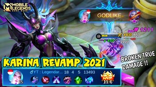 Karina Revamp 2021 Gameplay - Mobile Legends Bang Bang