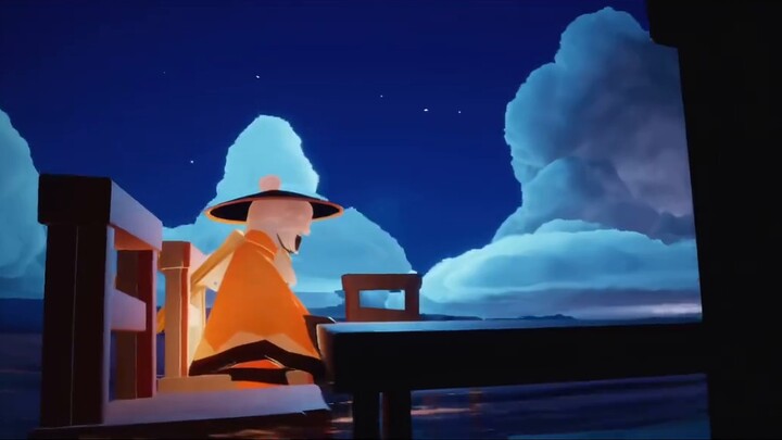 【ท้องฟ้า·ท้องฟ้า: ลูกหลานแห่งแสง】ศาลาต้องห้าม ผมยาว + หมวกไม้ไผ่ = ???