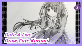 [Date A Live] Draw Cute Kurumi Tokisaki with Pencil_2