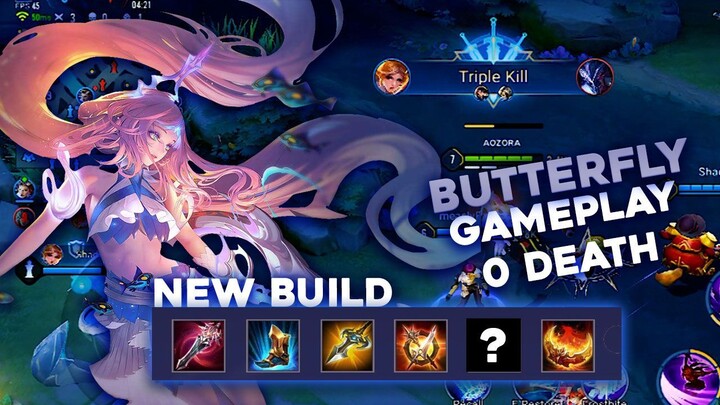 Butterfly new build gameplay | Arena Of Valor