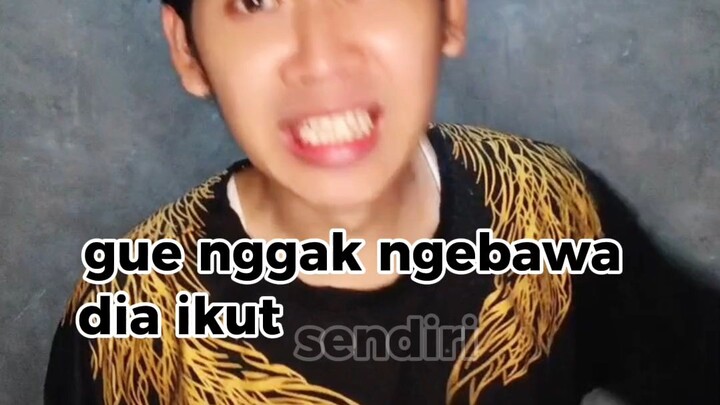 ya gimana, dia ngikut sendiri 😭😭#zaintemanime #reaction #reactionvideo #lucu #videolucu #fyp  #mem