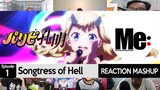 Songtress of Hell | Paripi Koumei (パリピ孔明 | Ya Boy Kongming!) Episode 1 | REACTION MASHUP