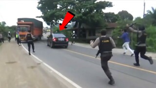 NEKAT !!! Detik² Pengendara Kabur Saat Razia Polisi.