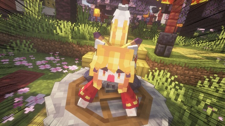 😭 The maid went on strike and started breathing on me 😭 (Minecraft Model Share)