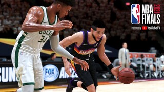 NBA 2K21 Ultra Modded Finals | Suns vs Bucks | GAME 2 Highlights 4th Qtr