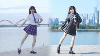 Danced the same choreography with my past self from five years ago | Bitey Cat dududu's cover dance