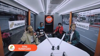 MC Einstein ft. Flow G, Yuri Dope, and Jekkpot perform “Titig” LIVE on Wish 107.5 Bus
