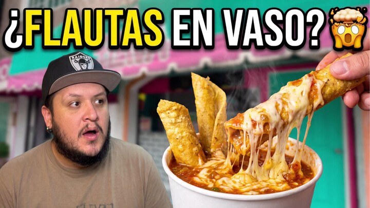 ¿FLAUTAS EN VASO? 🤯 Probamos FLAVA en Izcalli | Flava Suizas, Buldak y más