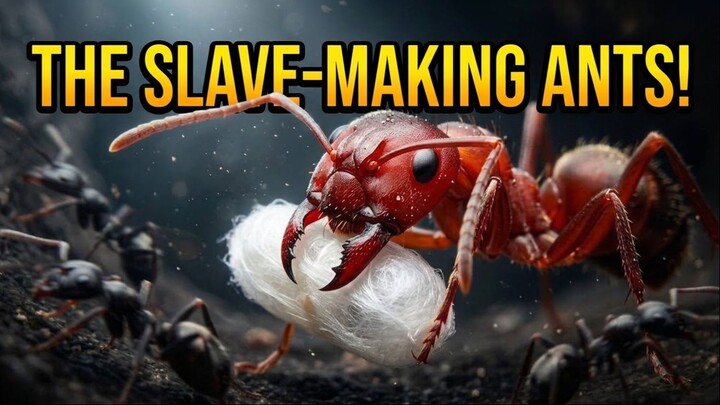 The Ants That Take Slaves: Nature’s Brutal Kidnappers | Polyergus Amazon Ants