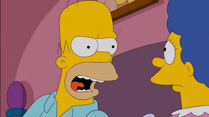 Minecraft version of The Simpsons, a real glutton who ate his wife without saying anything