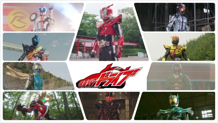 Kamen Rider Drive All Rider Henshin and All Rider Form