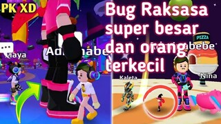 Bug Raksasa Super Besar dan orang terkecil di PK XD Update Halloween