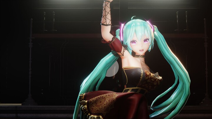 [Hatsune MMD/Shinzui] Putri di bulan darah, siapa dirimu sebenarnya~